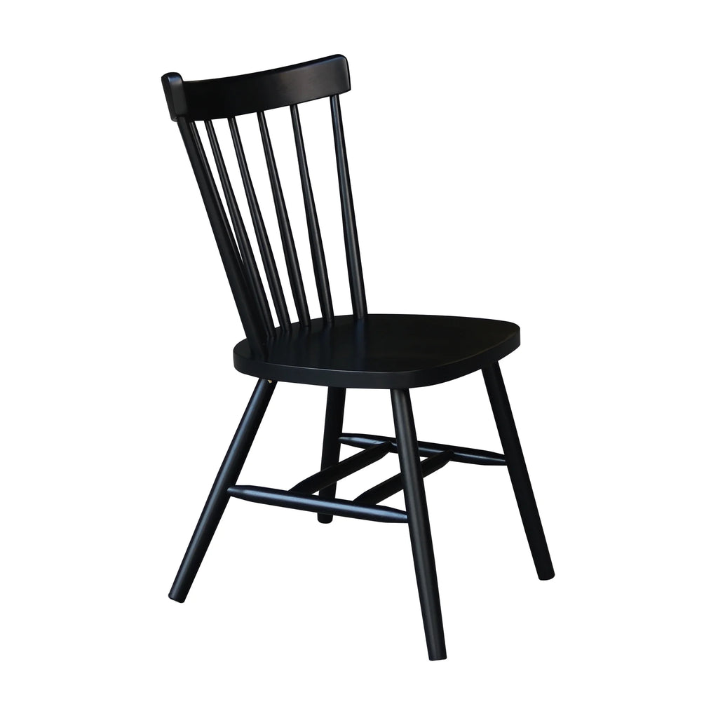 Solid Wood Dining Chair in Black G1554