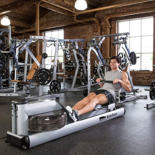 Water Rower Rowing Machine with Monitor J57663