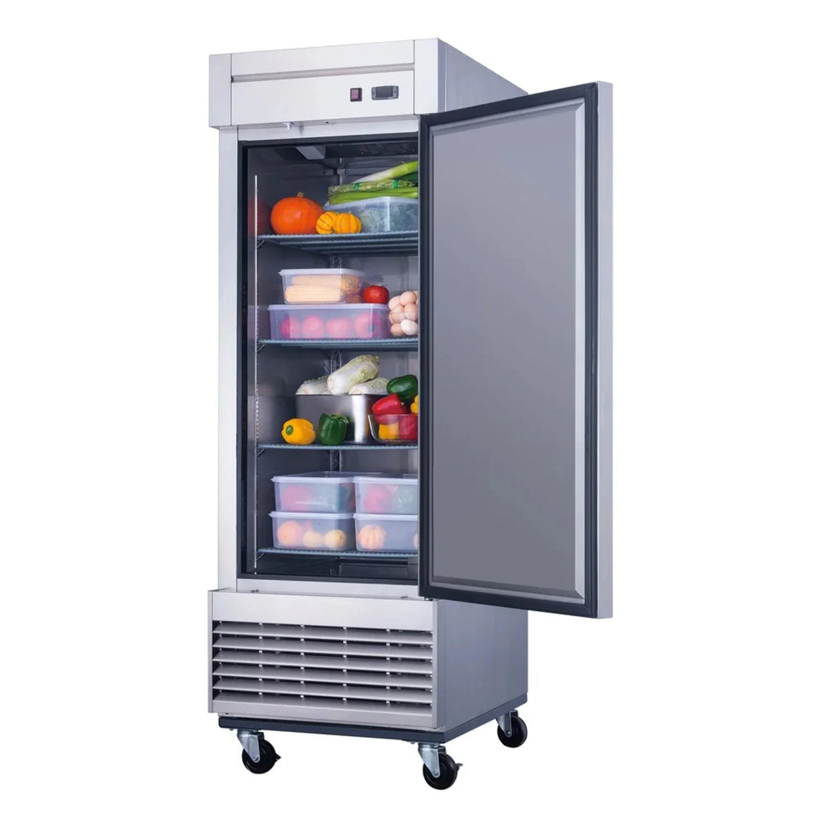 27 Reach-In Refrigerator with 1 Solid Door S7459