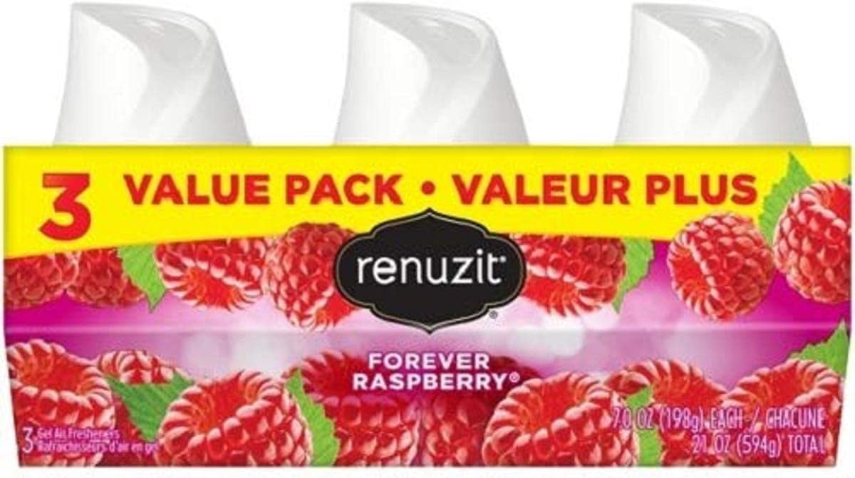 Raspberry 7 Ounce Air Freshener Pack of 3 R698