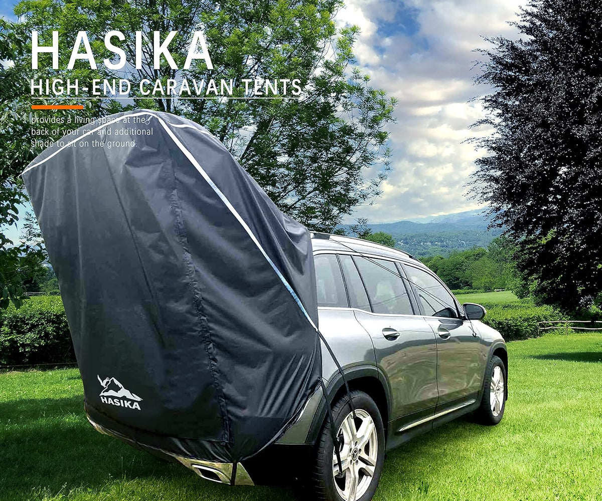 Black Waterproof 3000MM Tailgate Shade Awning Tent G45452