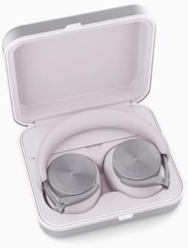 Black Wireless Active Noise Cancelling Over-Ear Headphones with Protective Carrying Case D200134