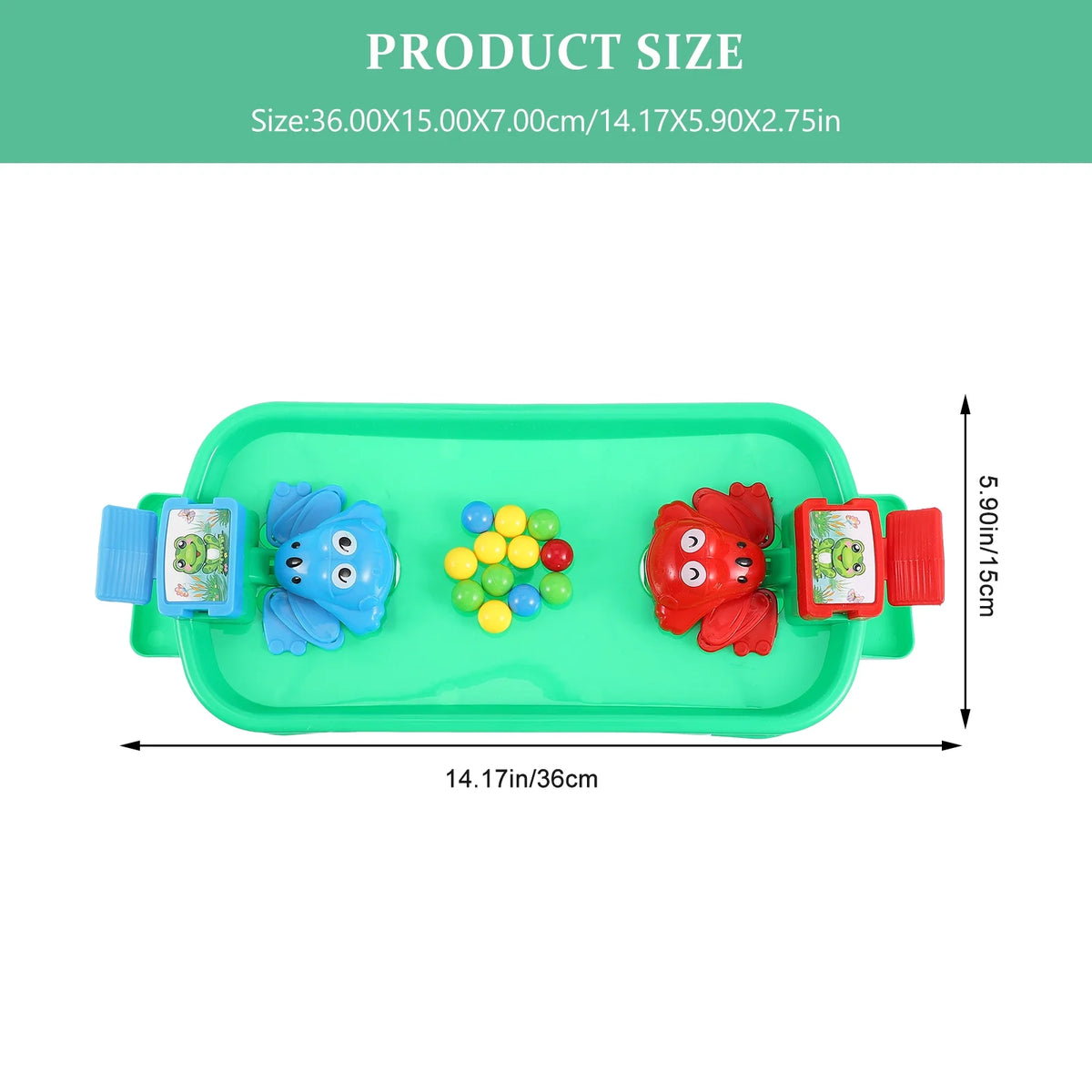 Montessori Educational Feeding Beads Frogs Game P972