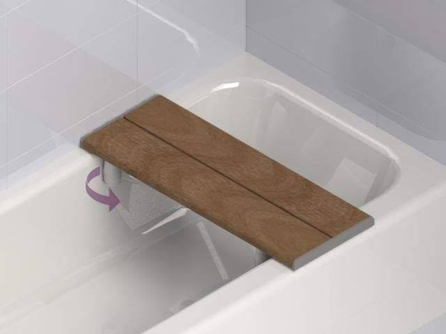 Matte Black Bath Bench V14527