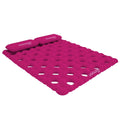 Raspberry Pink Suede Swimming Pool Mattress Float M3507