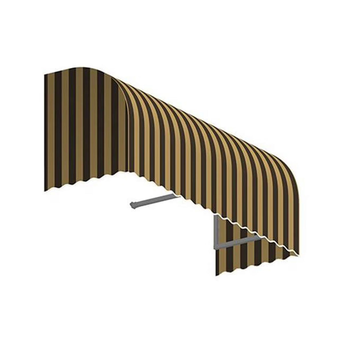Brown & Tan Window & Entry Awning C299498
