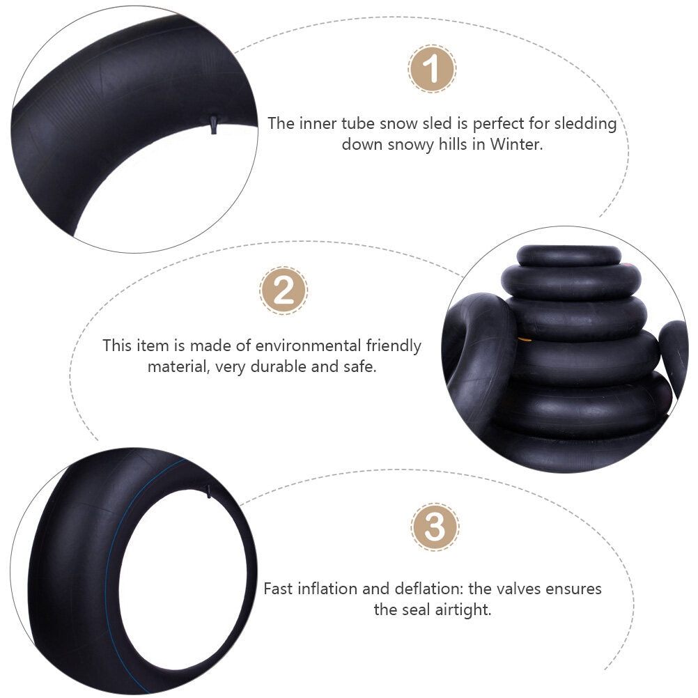 2 Count Inflatable Water Float Sled Butyl Rubber W8757