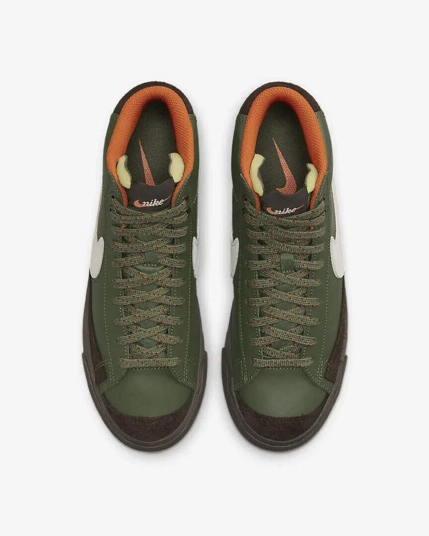 Army Olive Summit White Blazer Mid Vintage Sneakers S140