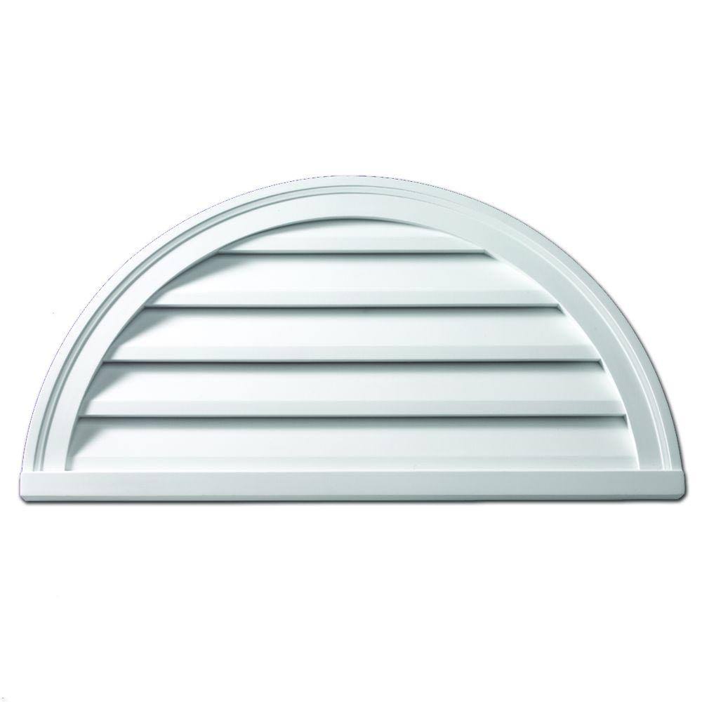 Half Round Decorative Louver F6977