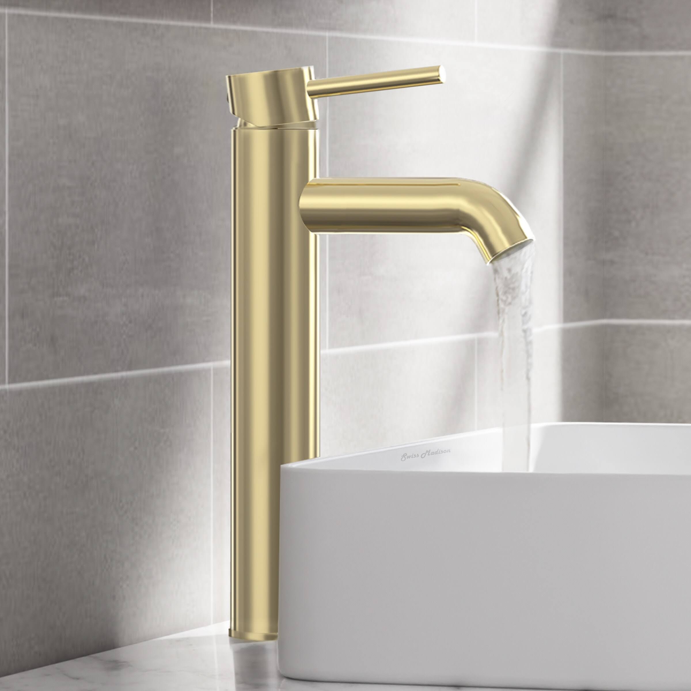 Brushed Nickel Bathroom Faucet C4358