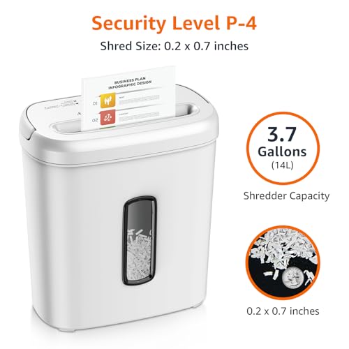 8-Sheet Cross Cut Paper Shredder - Black X237120