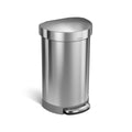 12-Gallon Semi-Round Step Trash Can D31215