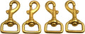 Solid Brass Swivel Eye Lobster Clasp Bolt Snap Hook Y59311
