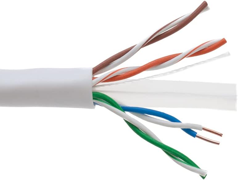 1000ft CAT6 Solid Ethernet LAN UTP 23AWG Network Cable (Orange) G450