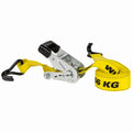 Yellow Ratchet Tie Down Strap, 15' L U26493