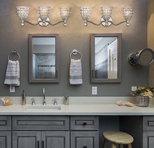 Polished Nickel 2 Light Bath Bar T371