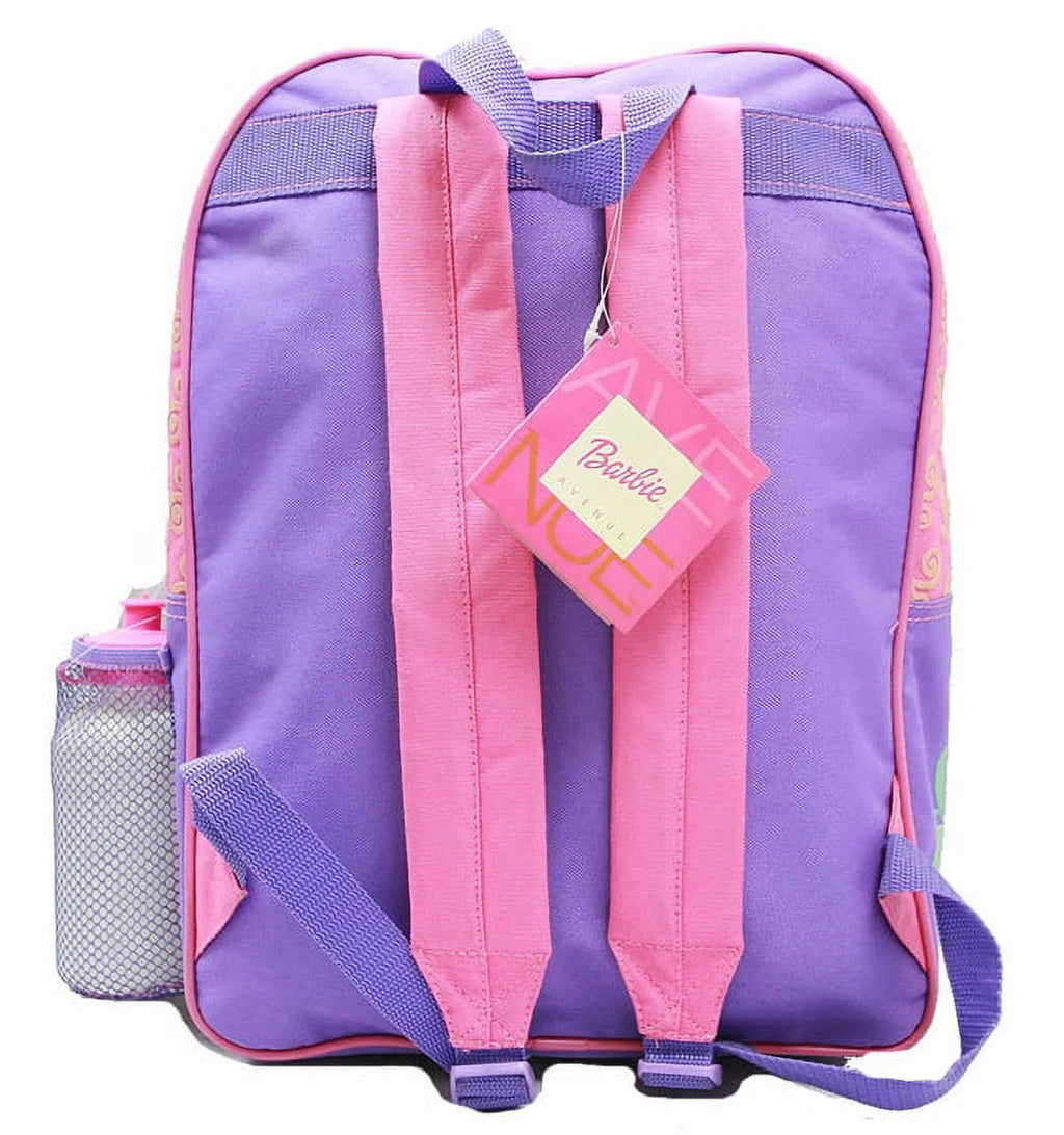Purple Large School Backpack with Water Bottle E706921