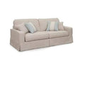 Beige Linen Sofa Slip Cover Set W762975