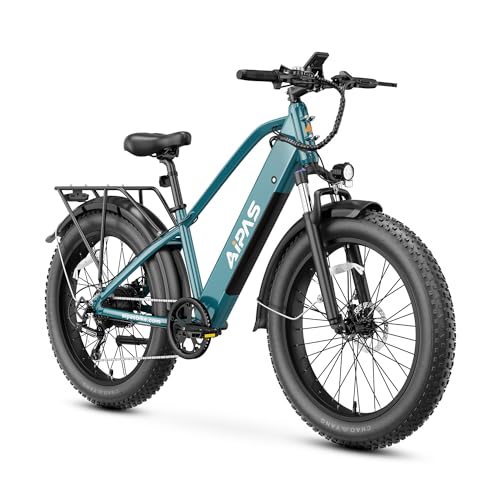 26'' x 4.0'' Fat Tire Electric Mountain Bike with 480Wh Battery 7 Speed T761