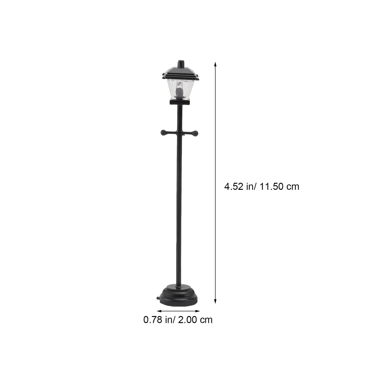 Miniature Metal LED Street Lamp Model (Black) D421416