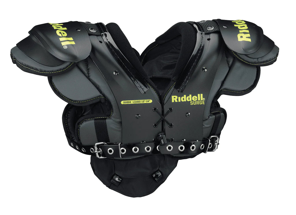 Black/Volt Medium Youth Football Shoulder Pad W180232