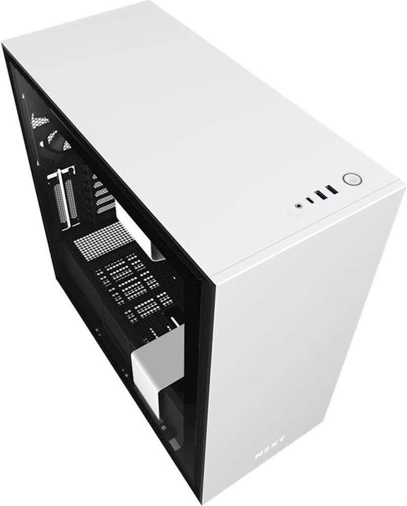 Matte White Mid-Tower ATX Case Z349014