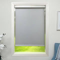 Light Gray Blackout Roller Shade Width: 44 J3954