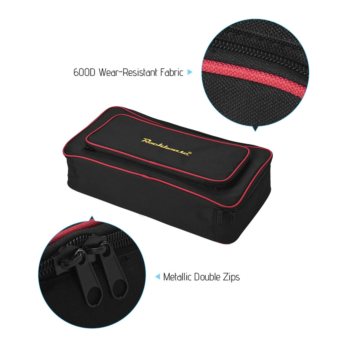 Large Portable Guitar Effect Pedal Board with Carry Bag K926