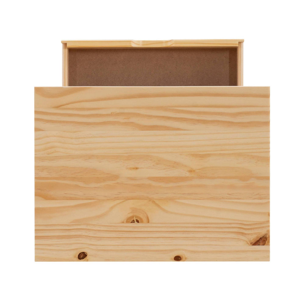 Natural Linon Six Drawer Wide Roll Cart E746