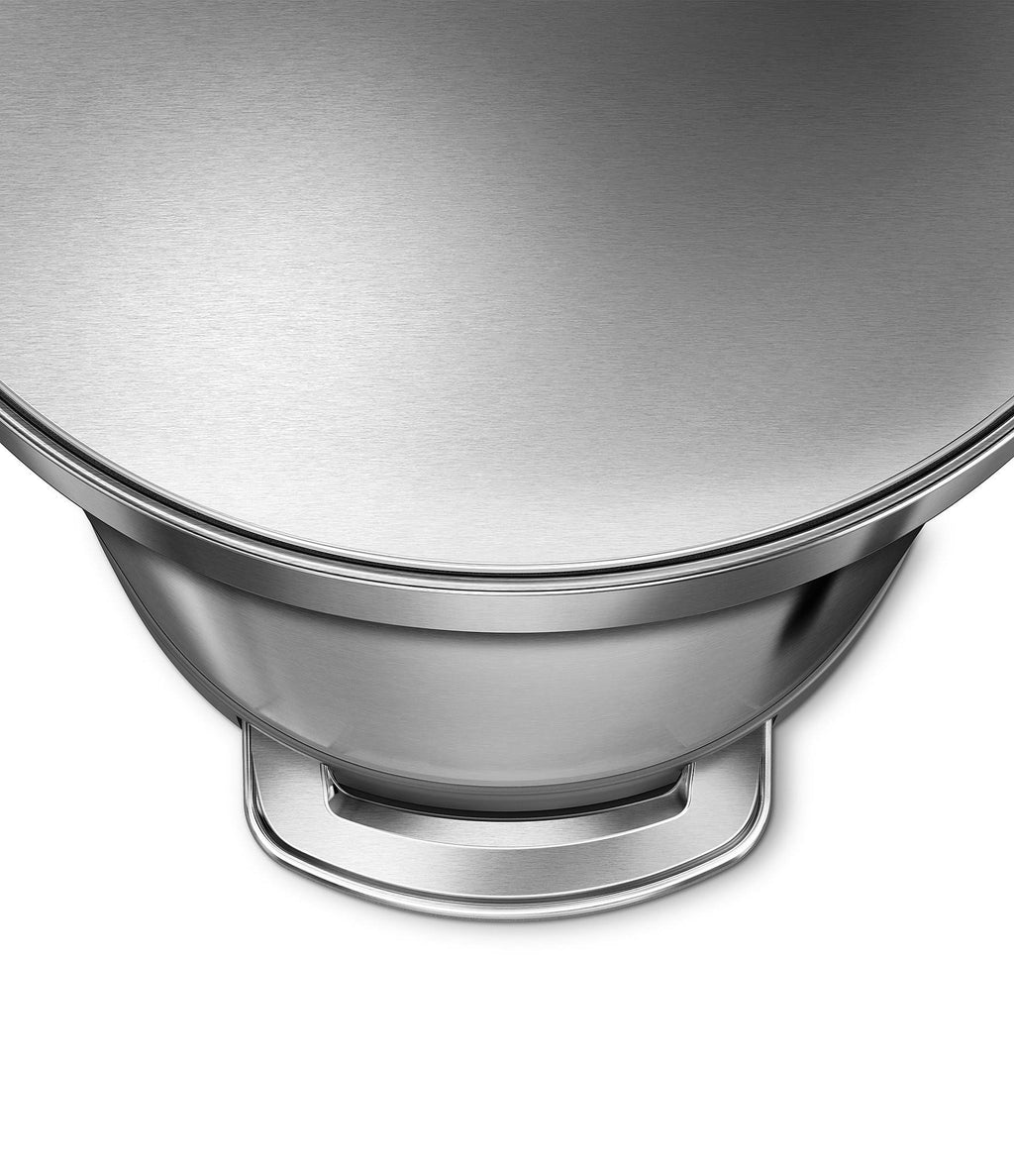 12-Gallon Semi-Round Step Trash Can D31215