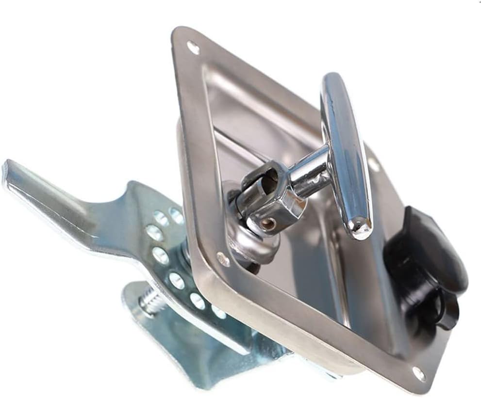 6 Pack Stainless Steel T-Handle Lock RV Door Latch Replacement with Keys W869288