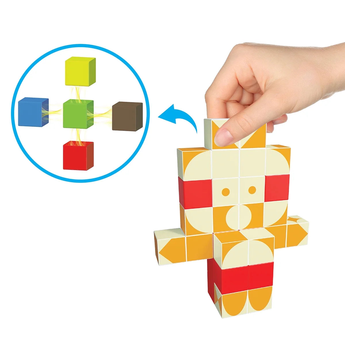 103 Piece Magnetic Puzzle Cube Set J117
