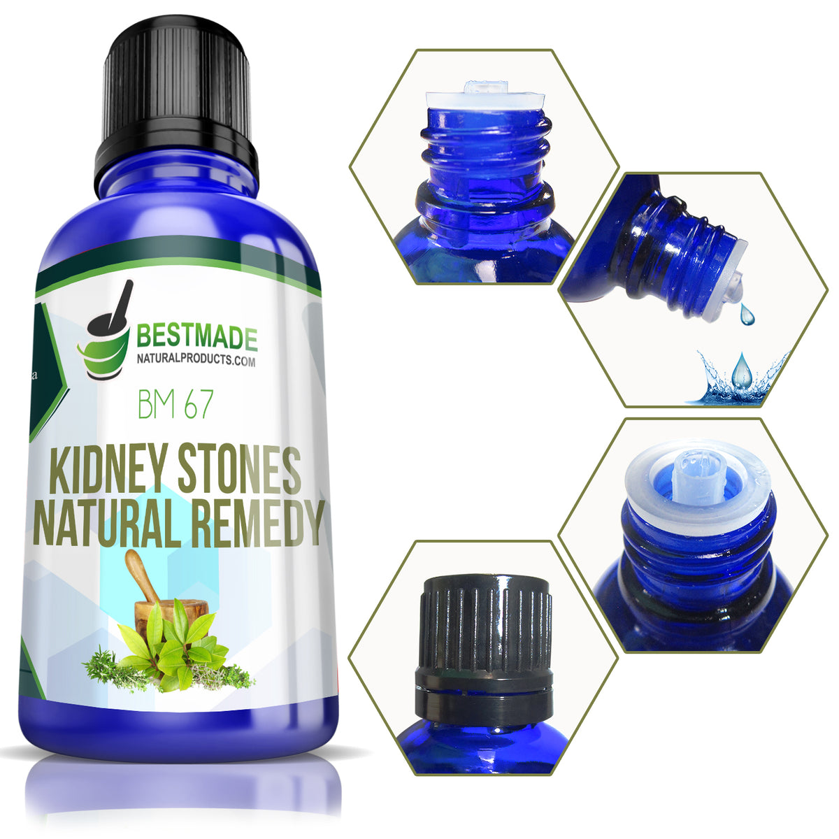 Kidney Stones Natural Remedy & Kidney Support 30 ML M727