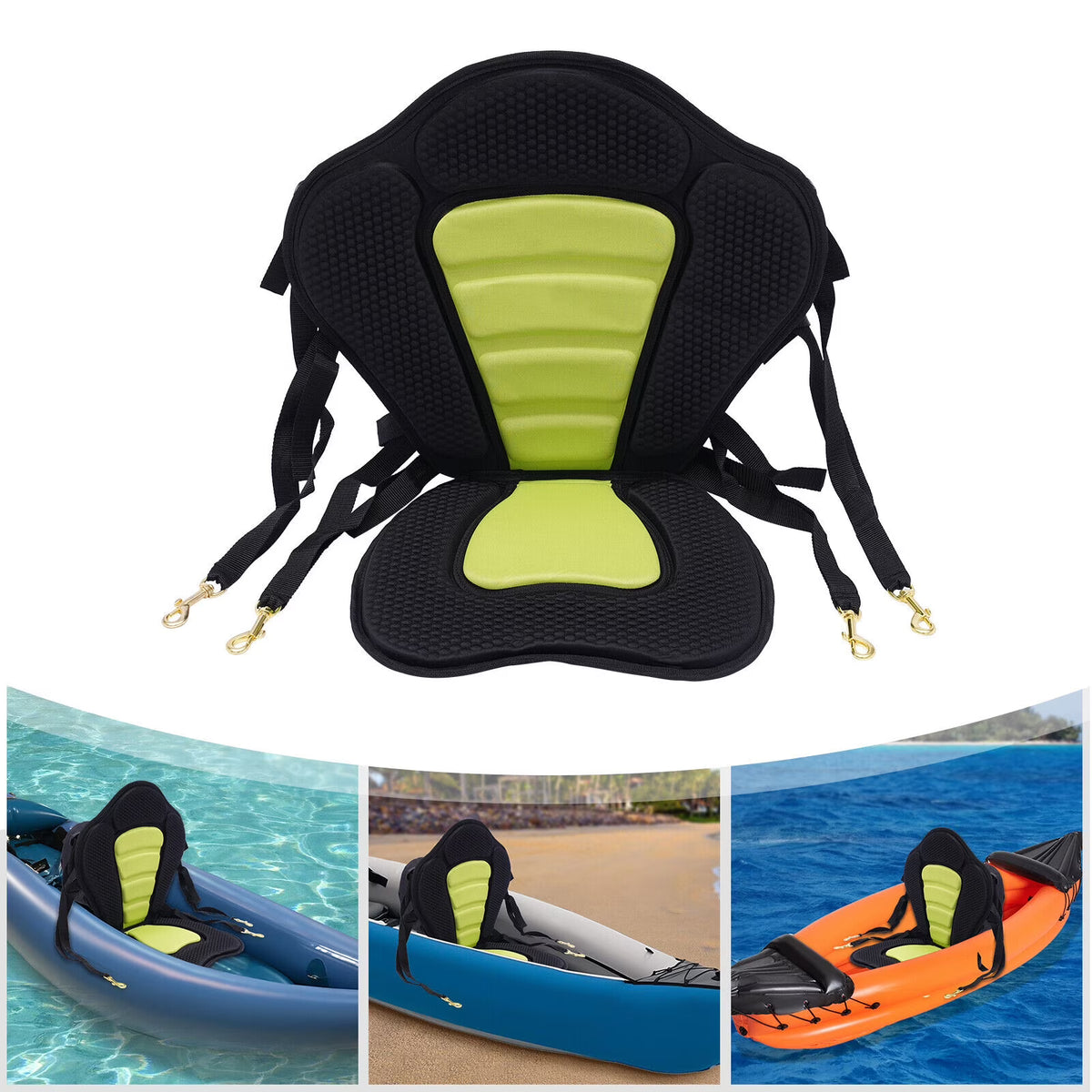 Padded Kayak Seat with Storage Bag D4846
