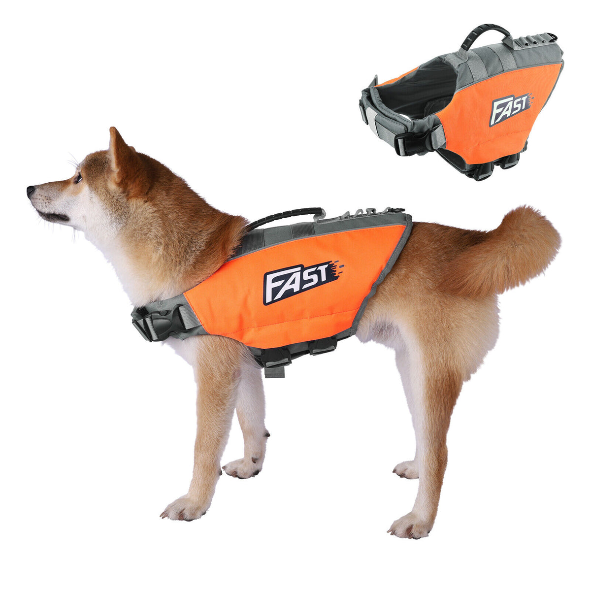 Reflective Dog Life Preserver Vest L7628