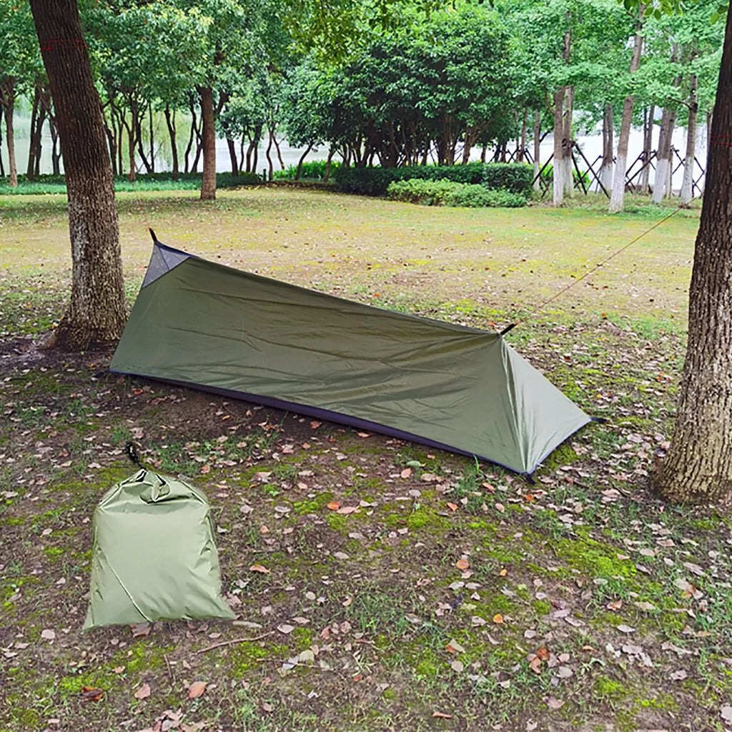 Green Ultralight Waterproof Backpacking Tent H93773