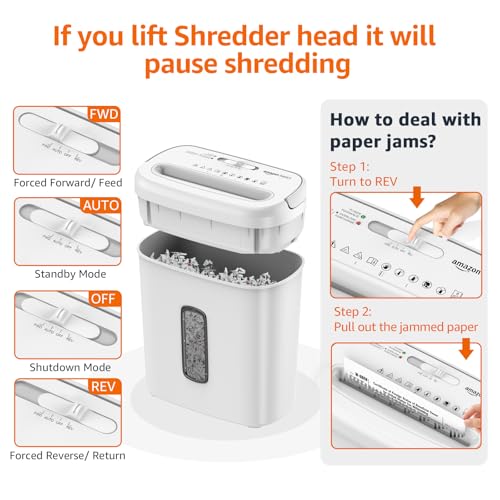 8-Sheet Cross Cut Paper Shredder - Black X237120