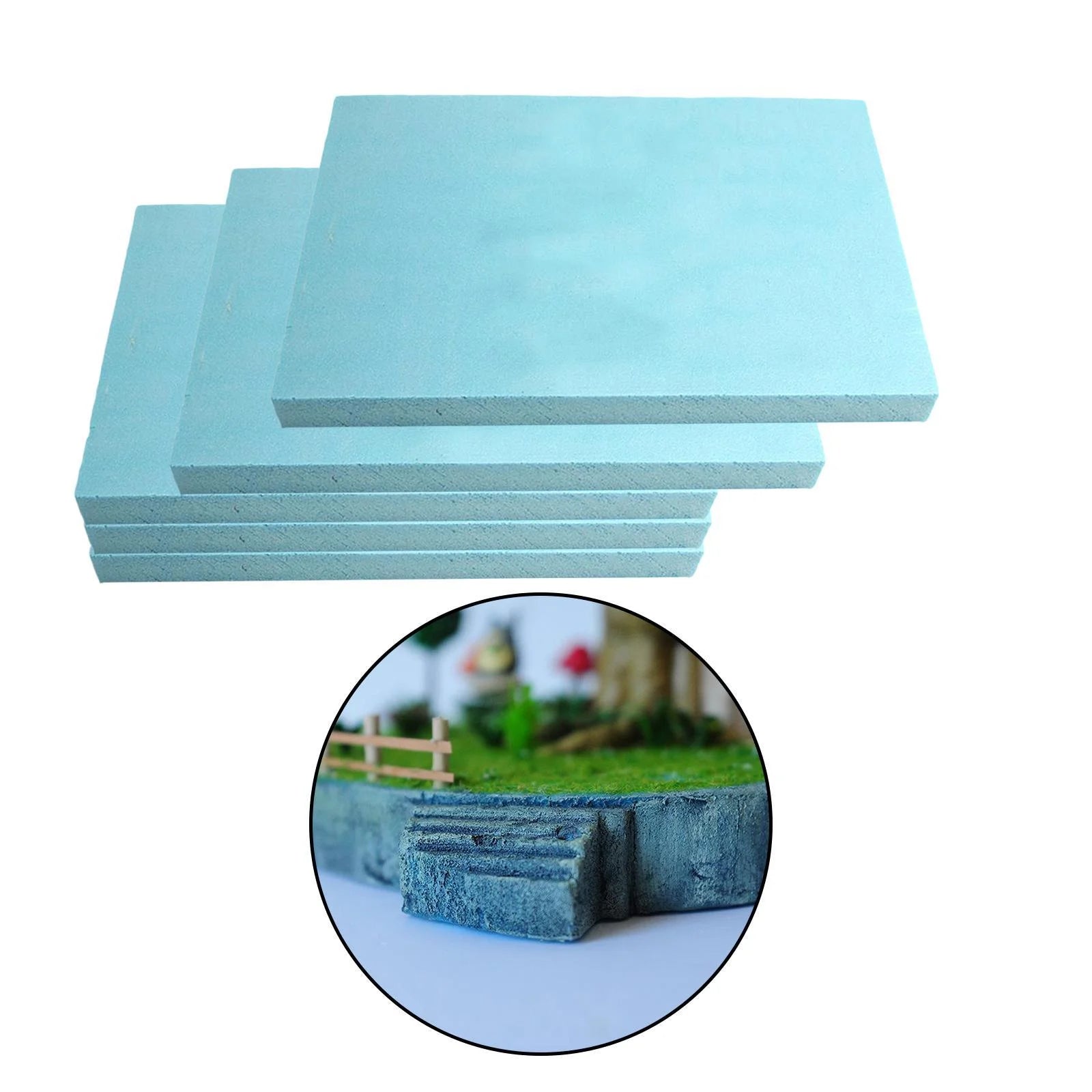 10PCS Foam Slab Board Sheets for DIY Crafting Carving R25994