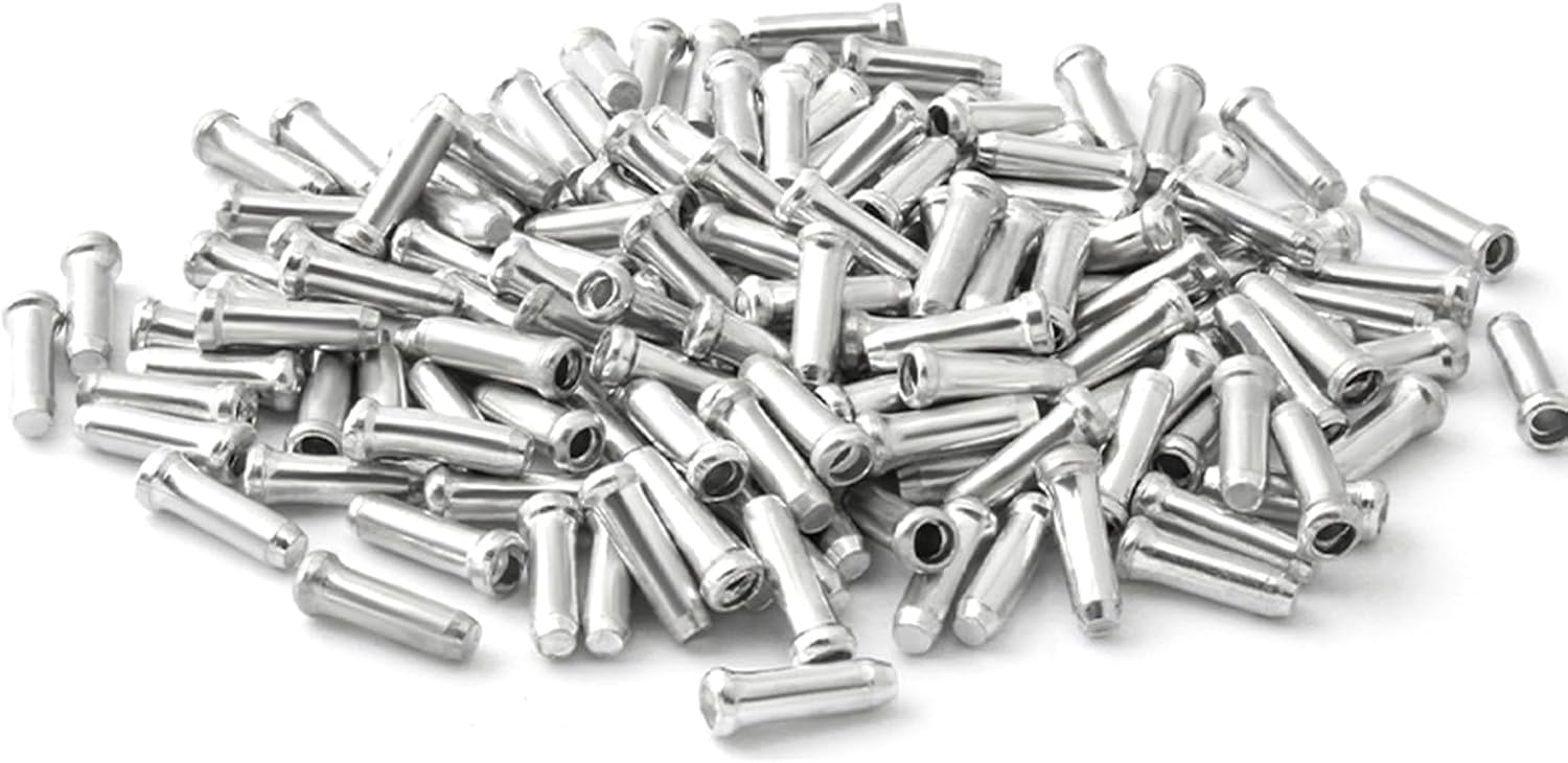 100 Pcs Aluminum Alloy Brake Cable End Caps K55432