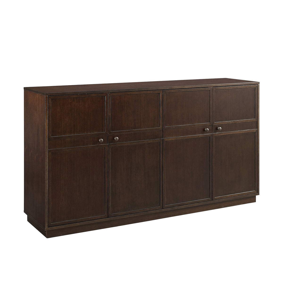 4 Door Sideboard Dark Brown Oak S704