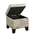 Cube Ottoman with Storage R818