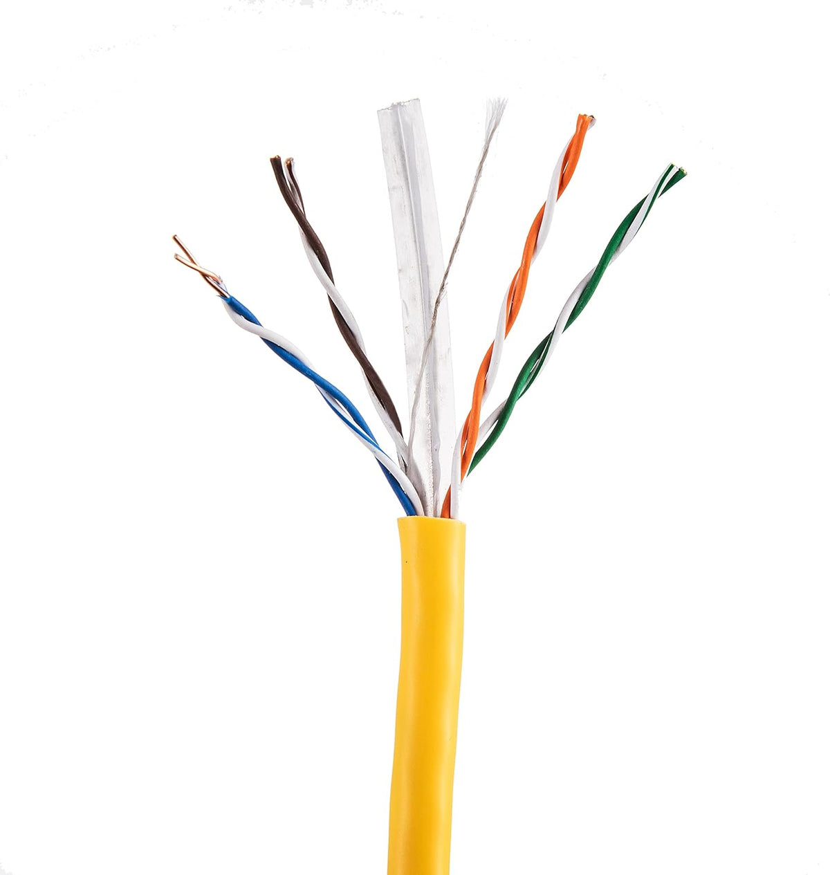 1000ft CAT6 Solid Ethernet LAN UTP 23AWG Network Cable (Orange) G450