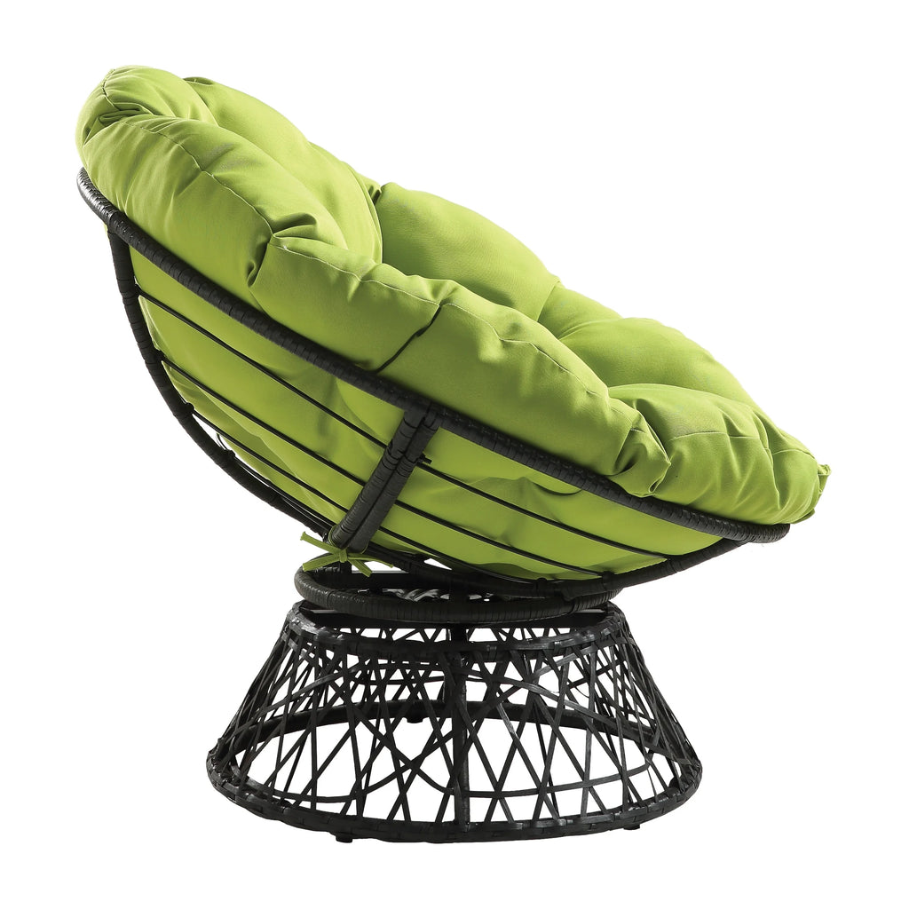 Purple Woven Wicker Papasan Chair G1146
