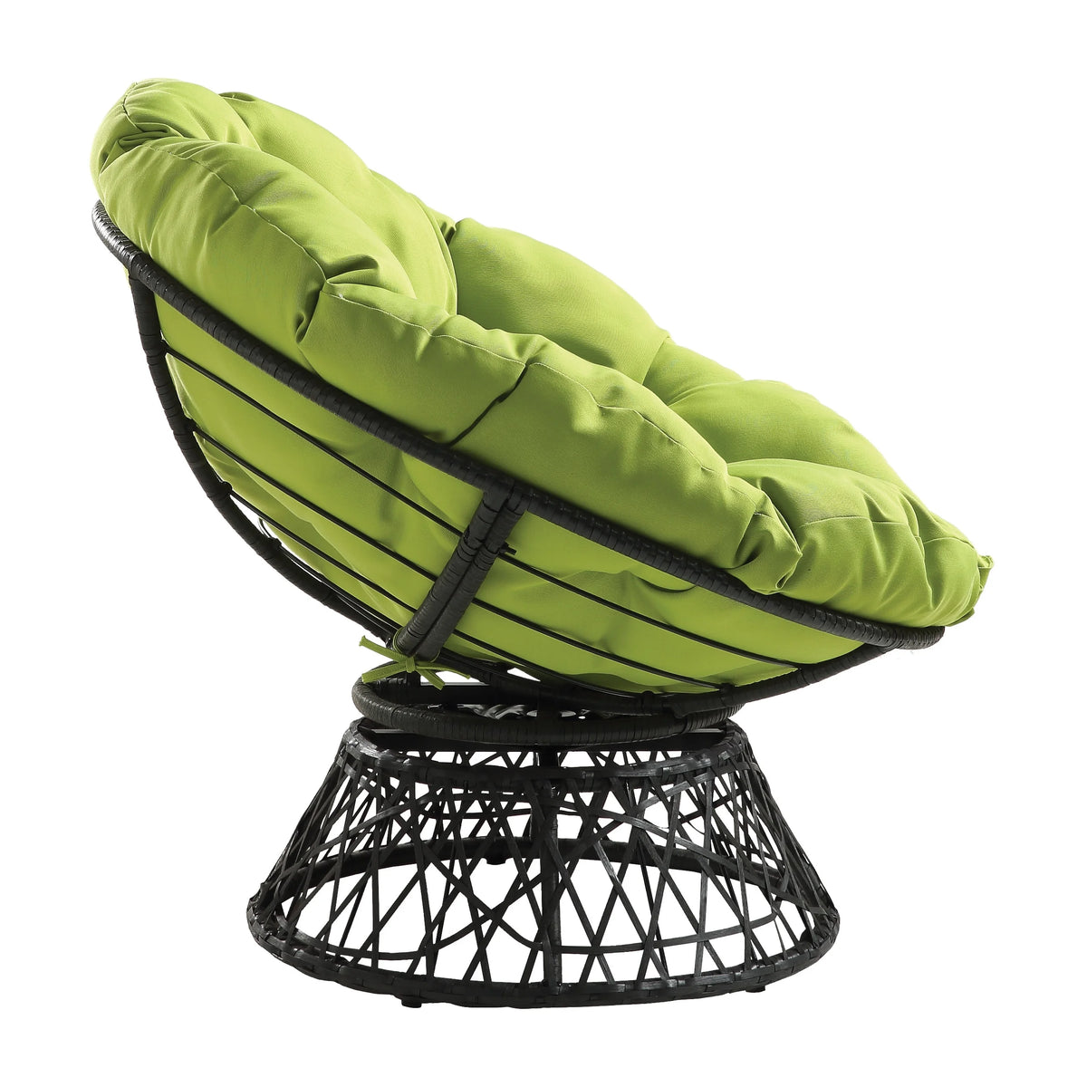Purple Woven Wicker Papasan Chair G1146