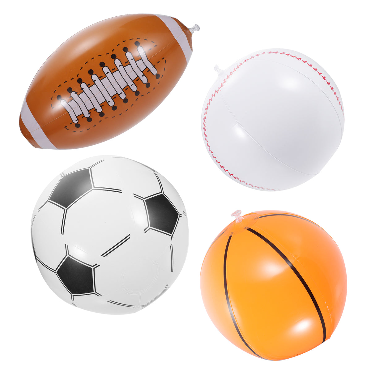Mini Sports Balls Baseball Toy Beach Inflatable Basketball V74652