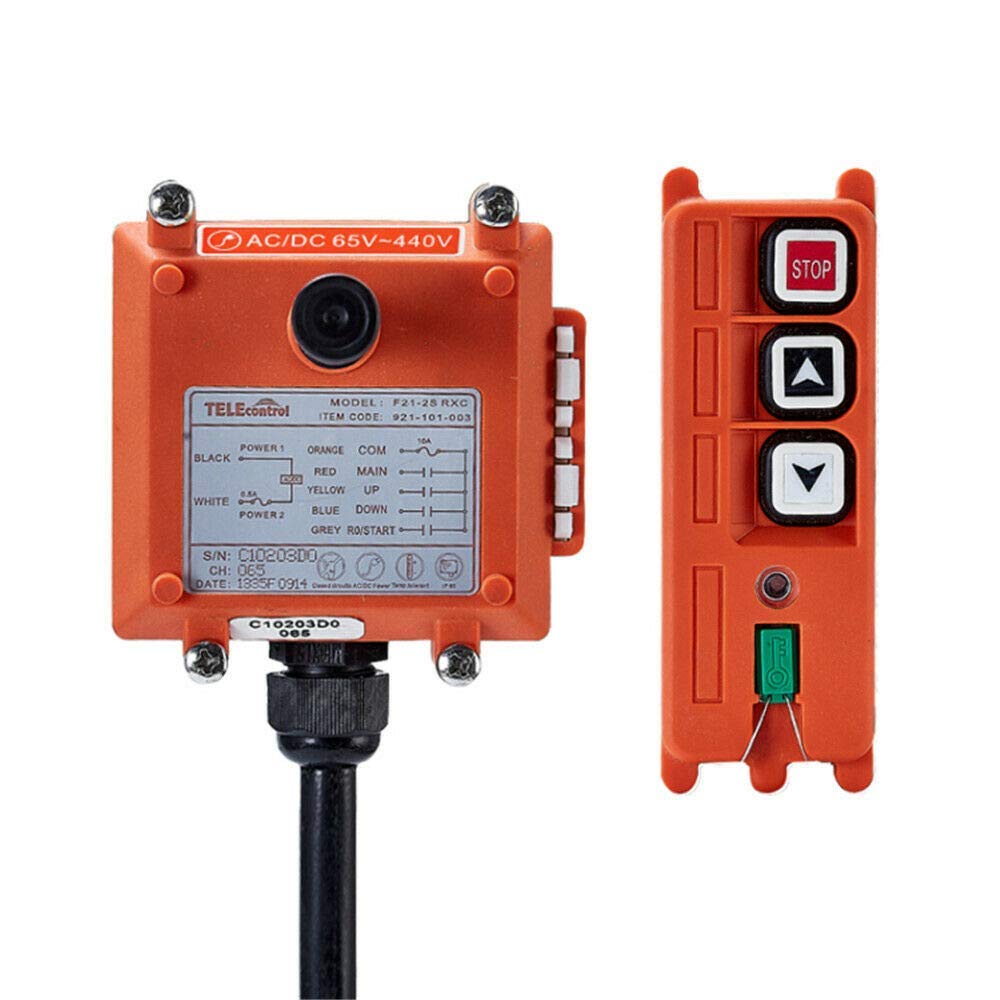 Industrial Radio Remote Control Wireless Transmitter with Receiver S957681