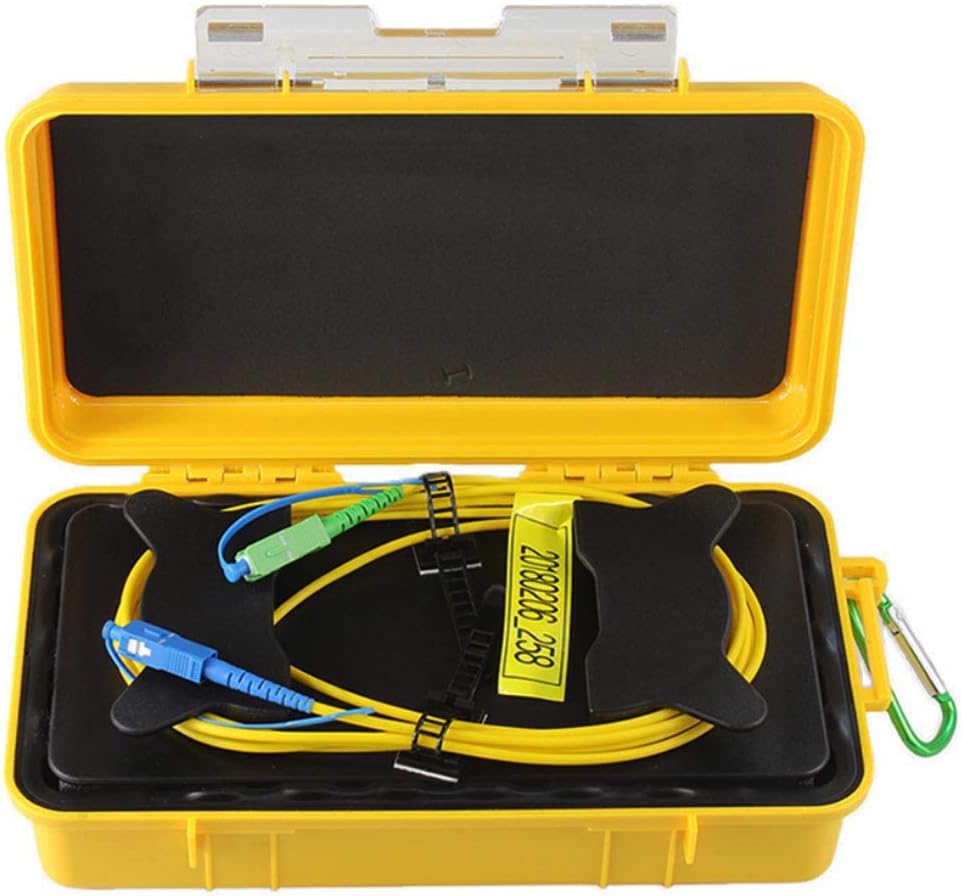 Fiber Optic OTDR Launch Cable Box G652D Singlemode 9/125 SC/UPC-SC/APC Connector (500M) M6312