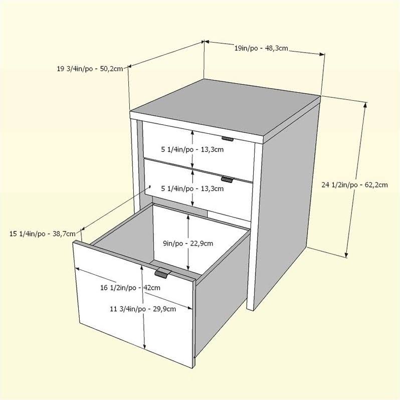 3 Drawer Reversible Desk in Black and Ebony N103771