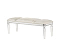 Pearl White Bench L917