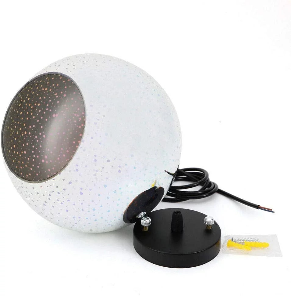 3D Art Ball Pendant Light Glass Chandelier U325